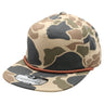 Pit Bull - PB312 - Old School 5-Panel Camo Unstructured Rope Hat | Wholesale Blank Camo Caps