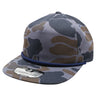 Pit Bull - PB312 - Old School 5-Panel Camo Unstructured Rope Hat | Wholesale Blank Camo Caps