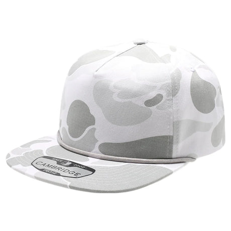 Pit Bull - PB312 - Old School 5-Panel Camo Unstructured Rope Hat | Wholesale Blank Camo Caps