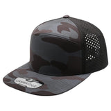 Pit Bull - PB260 - Shiny Camo Camper Perforated Hat | 7-Panel Perforated Camo Caps