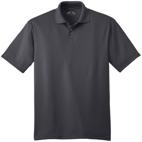Performance Fine Jacquard Polo Grey Smoke X - Small Polos/Knits