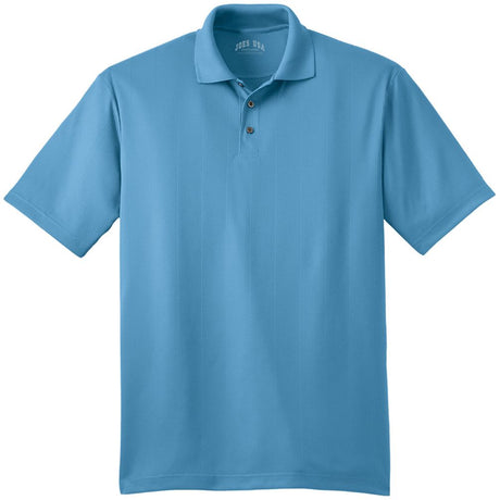 Performance Fine Jacquard Polo Ocean Blue X - Small Polos/Knits