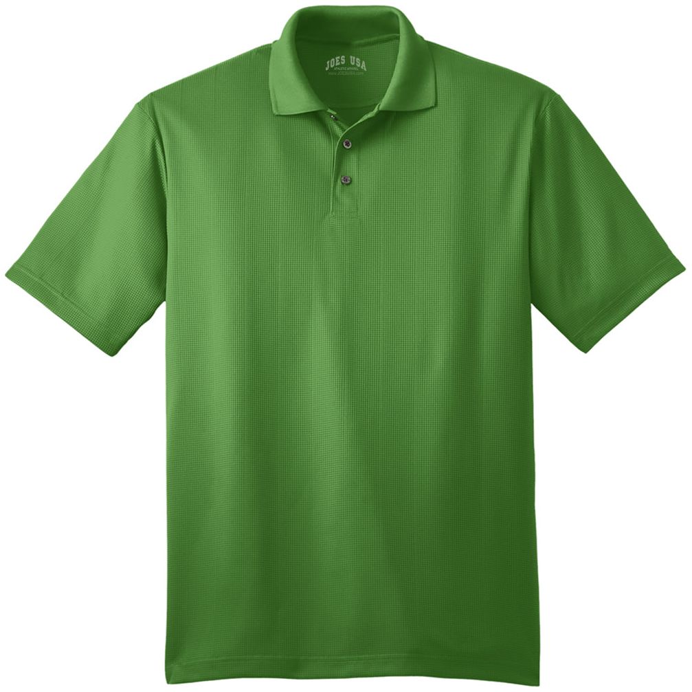 Performance Fine Jacquard Polo Vine Green X - Small Polos/Knits