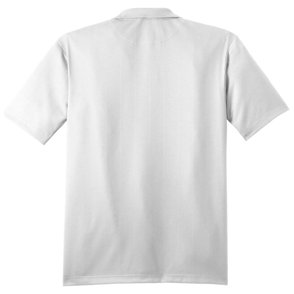Performance Fine Jacquard Polo White X - Small Polos/Knits