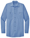 Men's Long Size, Long Sleeve Industrial Work Shirt