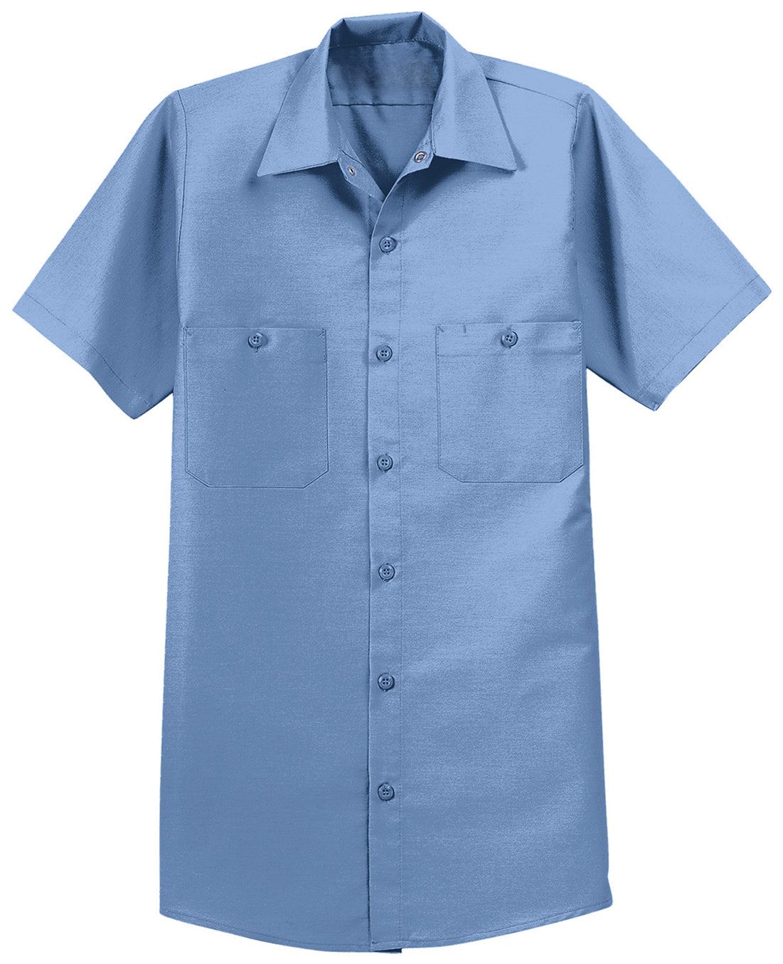 Men's Long Size, Short Sleeve Industrial Work Shirt