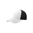 Pique Mesh Cap Small/Medium White/Black Hats
