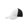 Pique Mesh Cap Small/Medium White/Black Hats