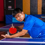 Champion Sports 7-PLY PIPS IN RUBBER FACE TABLE TENNIS PADDLE 4-4-7
