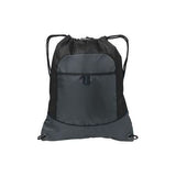 Pocket Cinch Pack Black/ Deep Smoke Drawstring Bags