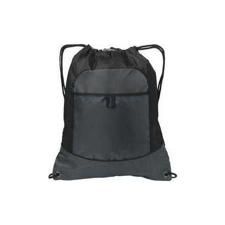 Pocket Cinch Pack Black/ Deep Smoke Drawstring Bags