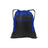 Pocket Cinch Pack Hyper Blue/ Black Drawstring Bags