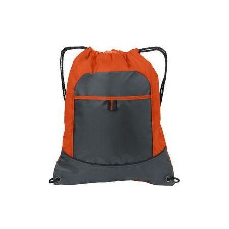 Pocket Cinch Pack Lime/ Deep Smoke Drawstring Bags