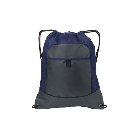 Pocket Cinch Pack True Navy/ Deep Smoke Drawstring Bags