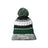 Pom Pom Team Beanie Forest Green/Black/White Beanies