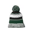 Pom Pom Team Beanie Forest Green/Black/White Beanies