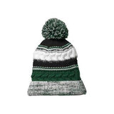 Pom Pom Team Beanie Forest Green/Black/White Beanies