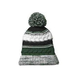 Pom Pom Team Beanie Forest Green/Black/White Beanies