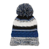 Pom Pom Team Beanie True Royal/Black/White Beanies