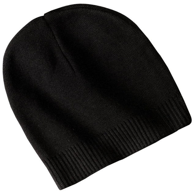 Port Authority ® 100% Cotton Beanie. CP95 - Port Authority CP95 Black OSFA Beanies