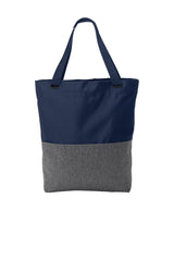 Port Authority ® Access Convertible Tote. BG418 - Port Authority BG418 Heather Grey/ River Blue Navy OSFA Tote Bags