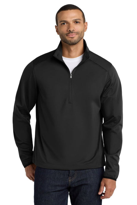 Port Authority ® Active 1/2 - Zip Soft Shell Jacket. J716 - Port Authority J716 Deep Black XS Soft Shell Jackets