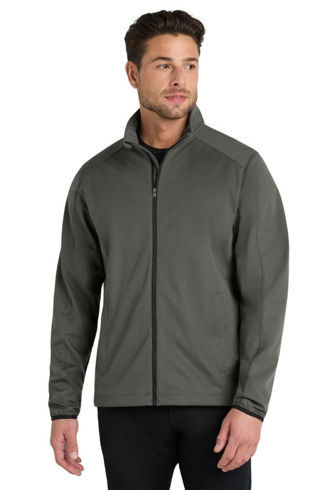 Port Authority ® Active Soft Shell Jacket. J717 - Port Authority J717 Grey Steel XS Soft Shell Jackets