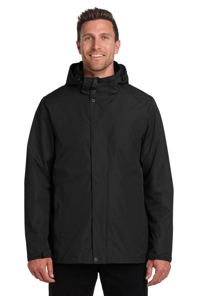 Port Authority ® All - Weather 3 - in - 1 Jacket J123 - Port Authority J123 Black XS Insulated Jackets