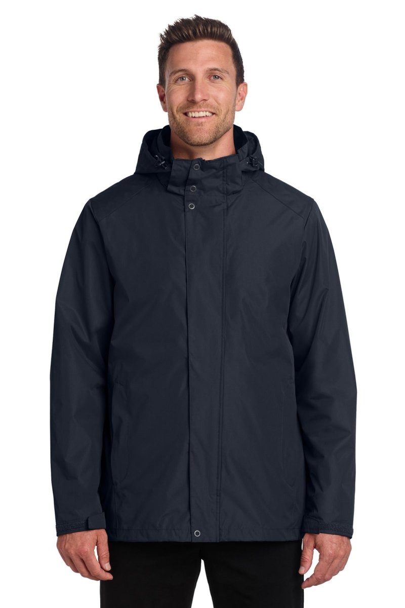 Port Authority ® All - Weather 3 - in - 1 Jacket J123 - Port Authority J123 River Blue Navy XS Insulated Jackets