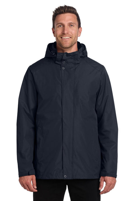 Port Authority ® All - Weather 3 - in - 1 Jacket J123 - Port Authority J123 River Blue Navy XS Insulated Jackets