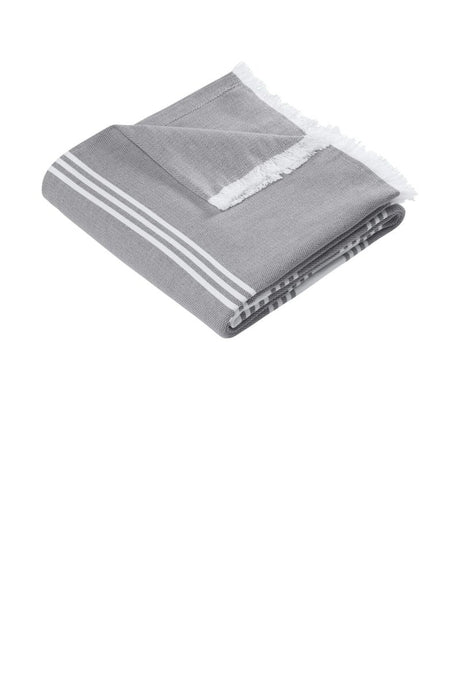 Port Authority ® Beach Throw BP91 - Port Authority BP91 Sterling Grey/ White OSFA Accessories