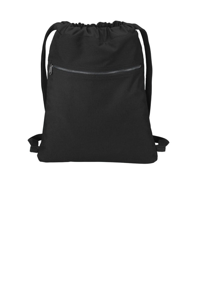 Port Authority ® Beach Wash ® Cinch Pack. BG621 - Port Authority BG621 Black OSFA Drawstring Bags