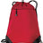Port Authority ® - Cinch Pack with Mesh Trim. BG810 - Port Authority BG810 Chili Red OSFA Drawstring Bags