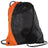 Port Authority ® - Colorblock Cinch Pack. BG80 - Port Authority BG80 Orange/ Black OSFA Drawstring Bags