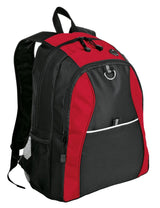 Port Authority ® Contrast Honeycomb Backpack. BG1020 - Port Authority BG1020 Red/ Black OSFA Backpacks