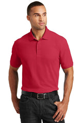Port Authority ® Core Classic Pique Polo. K100 - Port Authority K100 Rich Red XS Polos/Knits