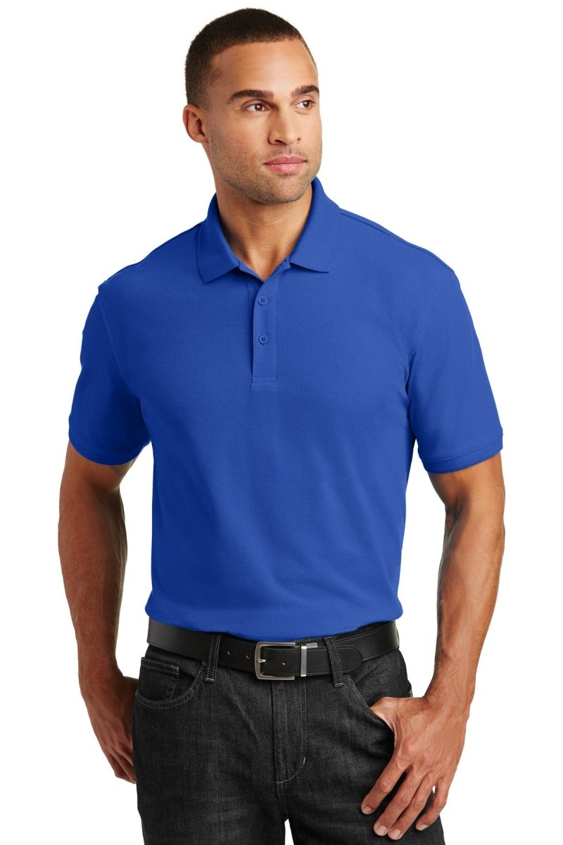 Port Authority ® Core Classic Pique Polo. K100 - Port Authority K100 True Royal XS Polos/Knits