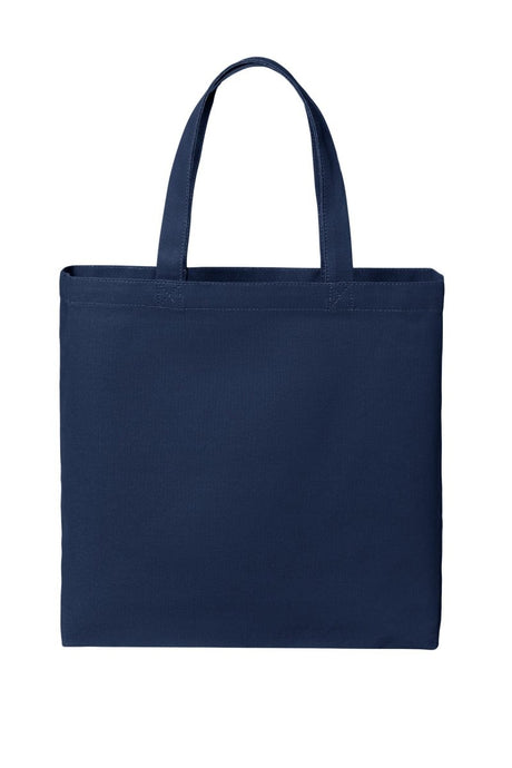 Port Authority ® Cotton Canvas Tote BG424 - Port Authority BG424 River Blue Navy OSFA Tote Bags