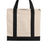 Port Authority ® Cotton Canvas Two - Tone Tote BG429 - Port Authority BG429 Natural/ Deep Black OSFA Tote Bags