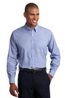 Port Authority ® Crosshatch Easy Care Shirt. S640 - Port Authority S640 Chambray Blue XS Hats