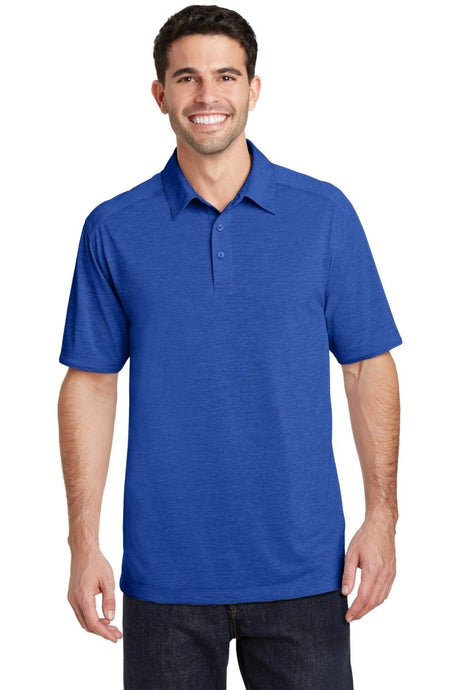 Port Authority ® Digi Heather Performance Polo. K574 - Port Authority K574 True Royal XS Polos/Knits