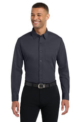 Port Authority ® Dimension Knit Dress Shirt. K570 - Port Authority K570 Battleship Grey XS Polos/Knits