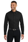 Port Authority ® Dimension Knit Dress Shirt. K570 - Port Authority K570 Black XS Polos/Knits