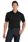Port Authority ® Dry Zone ® Colorblock Ottoman Polo. K524 - Port Authority K524 Black/ Iron Grey XS Polos/Knits