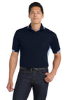 Port Authority ® Dry Zone ® Colorblock Ottoman Polo. K524 - Port Authority K524 Navy/ Blue Lake XS Polos/Knits