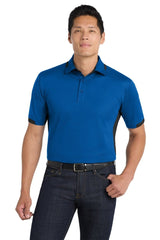 Port Authority ® Dry Zone ® Colorblock Ottoman Polo. K524 - Port Authority K524 Royal/ Black XS Polos/Knits