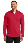 Port Authority ® Dry Zone ® UV Micro - Mesh 1/4 - Zip K112 - Port Authority K112 Rich Red XS Sweatshirts/Fleece