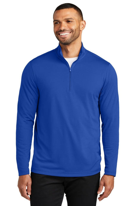 Port Authority ® Dry Zone ® UV Micro - Mesh 1/4 - Zip K112 - Port Authority K112 True Royal XS Sweatshirts/Fleece