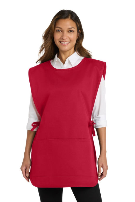 Port Authority ® Easy Care Cobbler Apron with Stain Release. A705 - Port Authority A705 Red L/XL Aprons