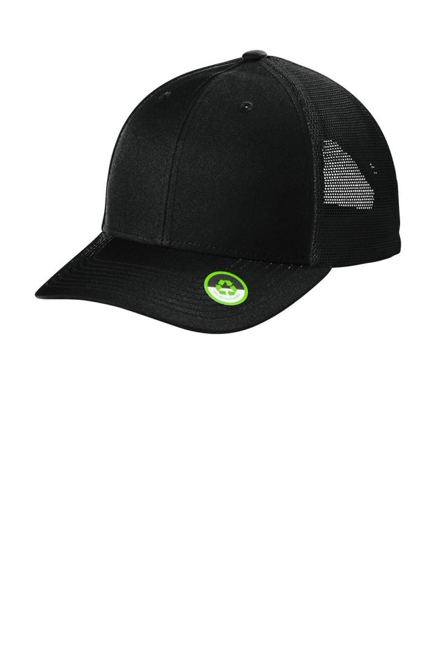 Port Authority ® Eco Snapback Trucker Cap C112ECO - Port Authority C112ECO Deep Black OSFA Hats